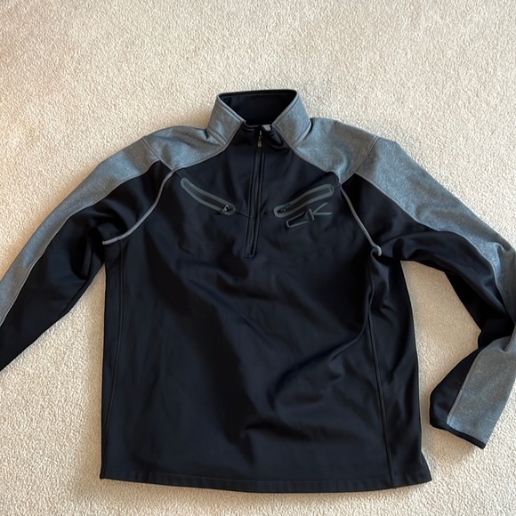 CalvinKlein Mens Thrml 1/4 Zip Up Size XL - Picture 1 of 8